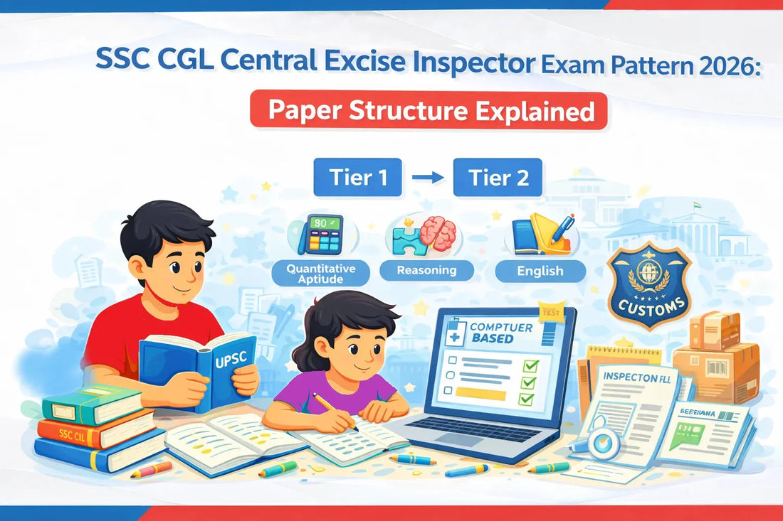 SSC CGL Central Excise Inspector Exam Pattern 2026: Paper Structure Explained