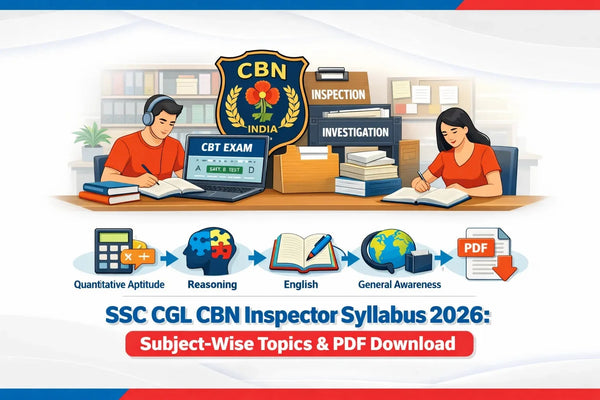 SSC CGL CBN Inspector Syllabus 2026: Subject-Wise Topics & PDF Download