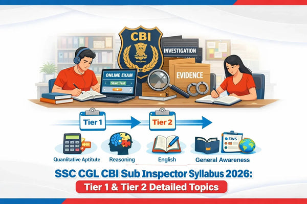 SSC CGL CBI Sub Inspector Syllabus 2026: Tier 1 & Tier 2 Detailed Topics