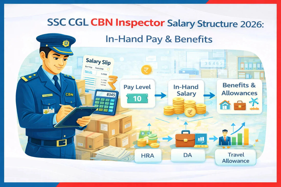SSC CGL CBN Inspector Salary Structure 2026: In-Hand Pay & Benefits