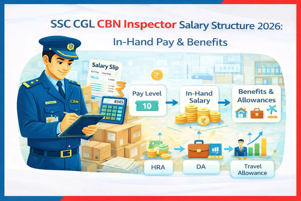 SSC CGL CBN Inspector Salary Structure 2026: In-Hand Pay & Benefits