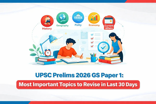 UPSC Prelims 2026 GS Paper 1: Most Important Topics to Revise in Last ...