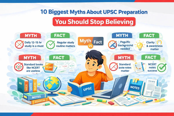 10 Biggest Myths About UPSC Preparation You Should Stop Believing