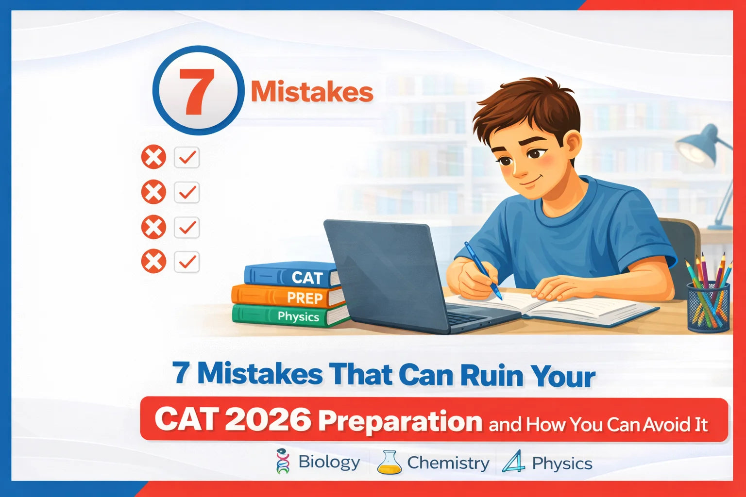 7 Mistakes That Can Ruin Your CAT 2026 Preparation and How You Can Avoid It