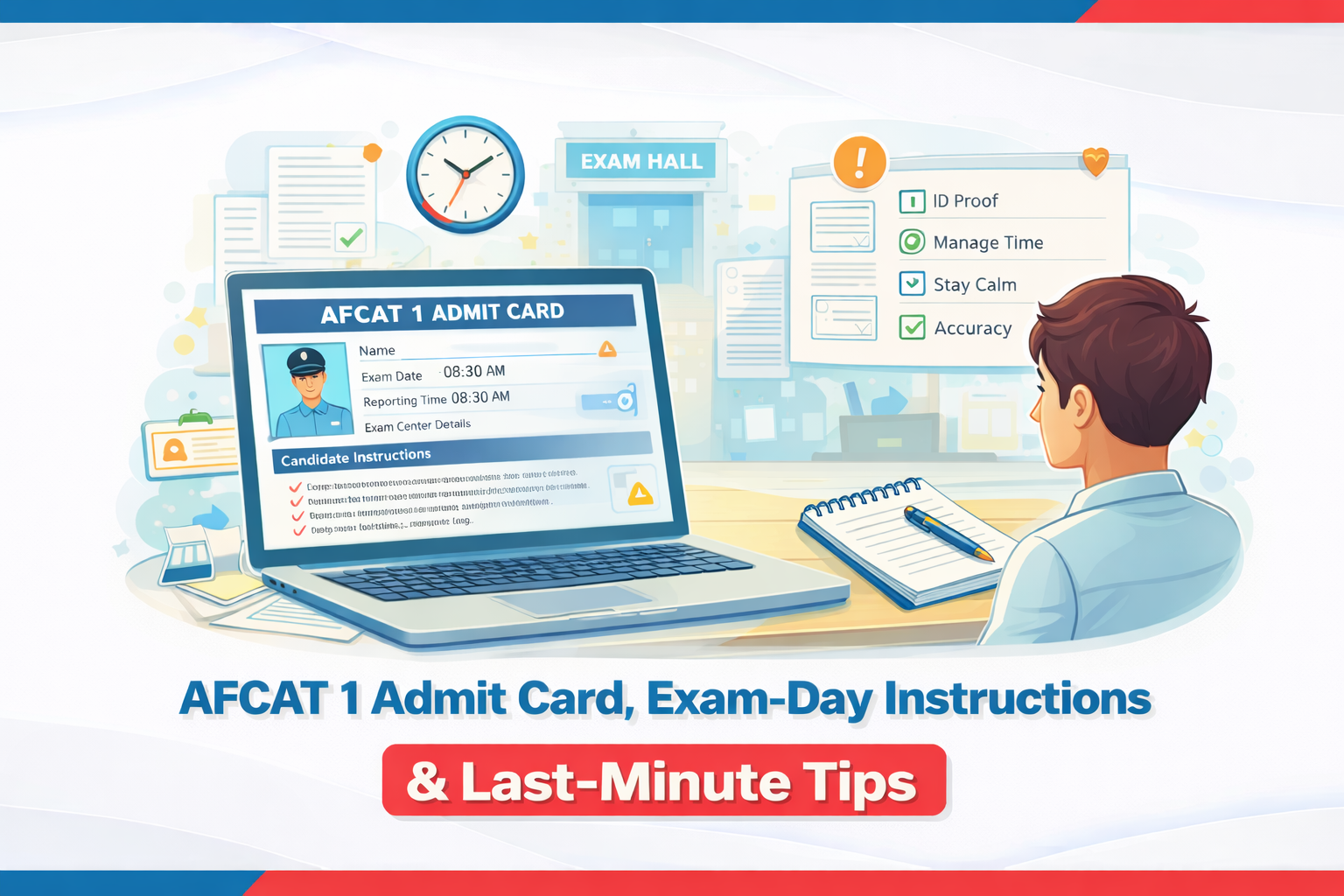 AFCAT 1 Admit Card, Exam-Day Instructions & Last-Minute Tips