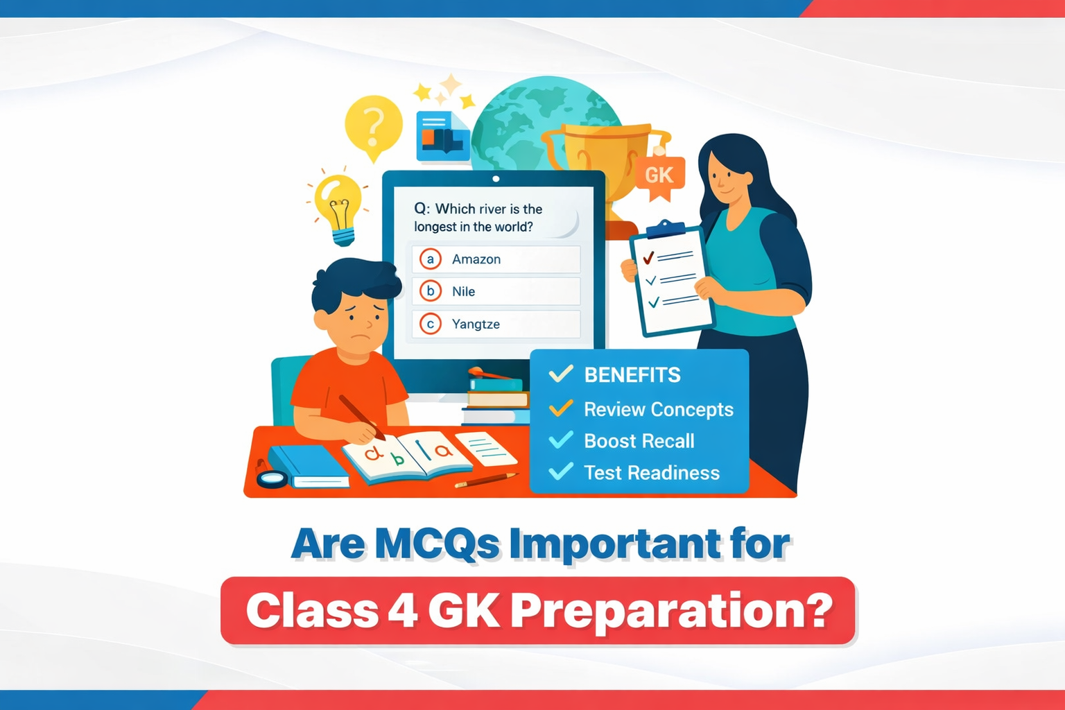 MCQs Important for Class 4 GK Preparation