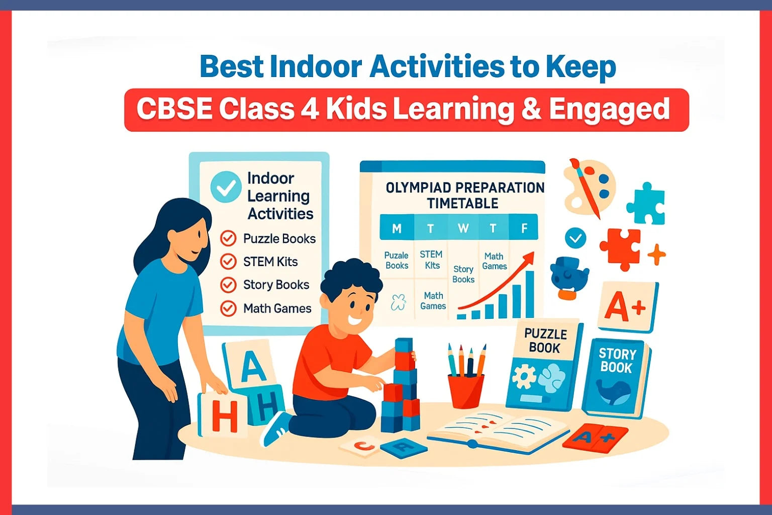 Best Indoor Activities to Keep CBSE Class 4 Kids Learning & Engaged