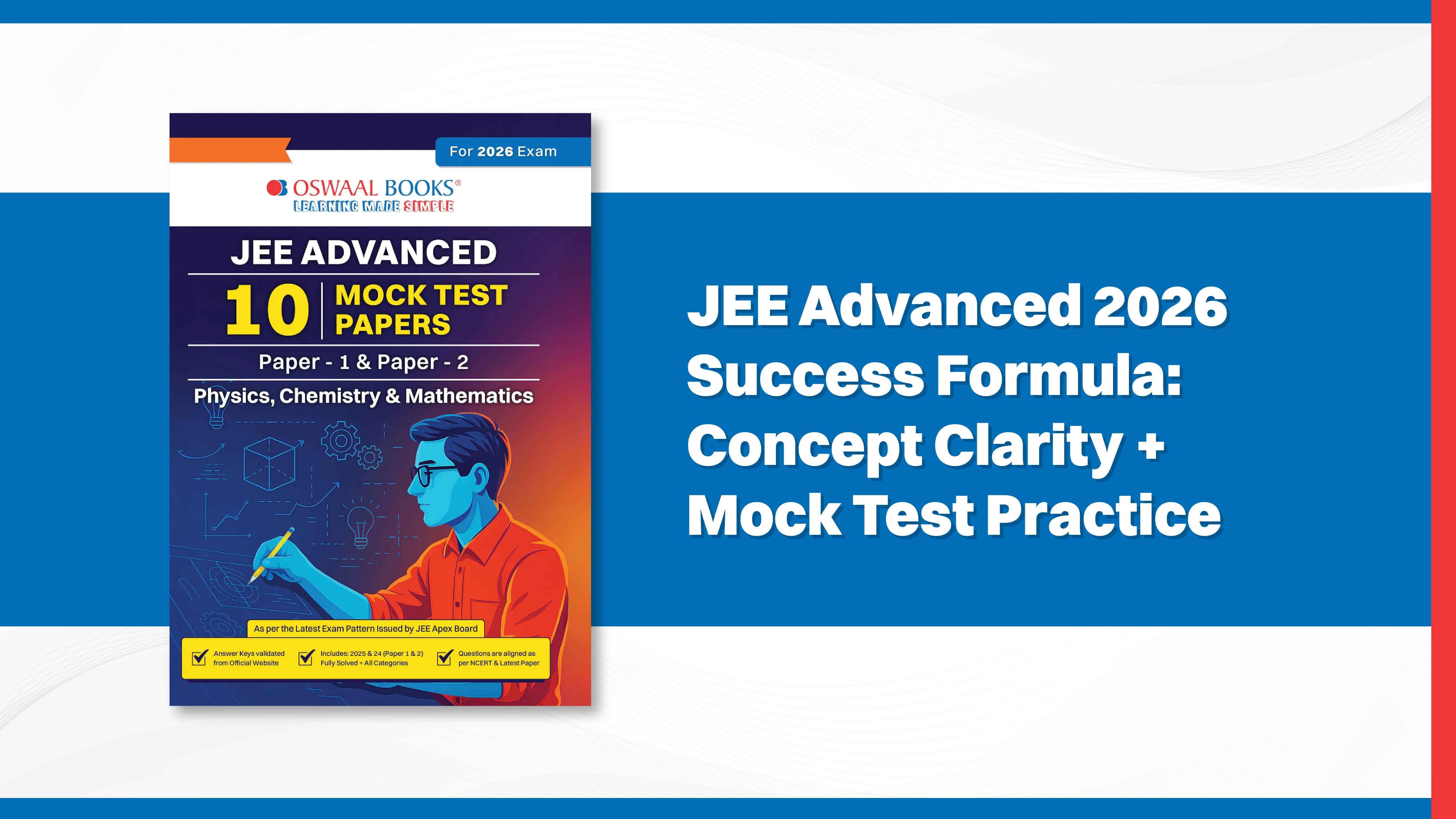 JEE Advanced 2026 Success Formula: Concept Clarity + Mock Test Practice