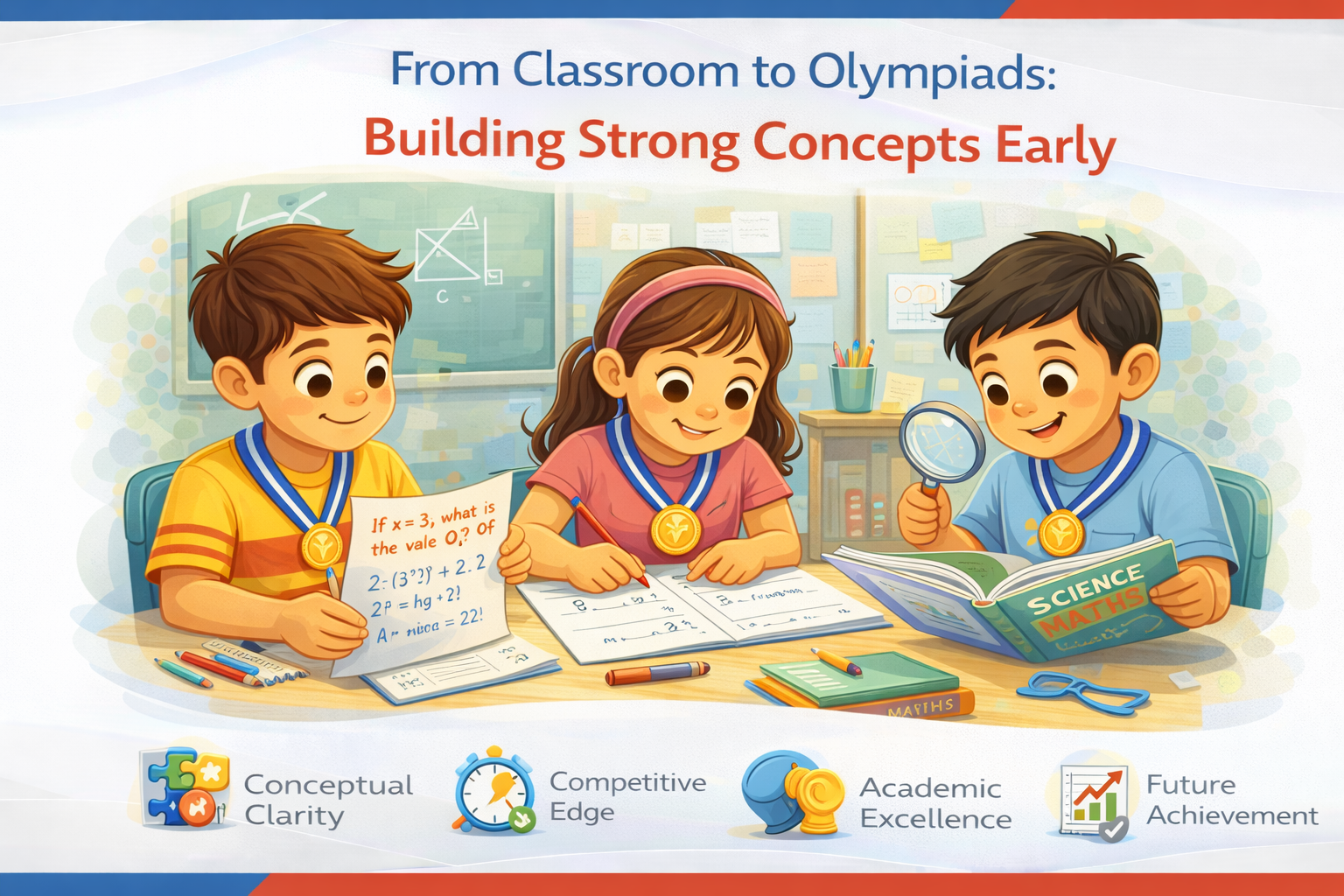 From Classroom to Olympiads: Building Strong Concepts Early