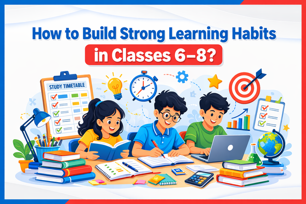 How to build strong learning habits in Classes 6 to 8?