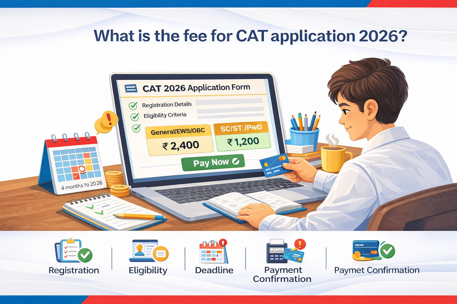 What Is the Fee for CAT Application 2026?