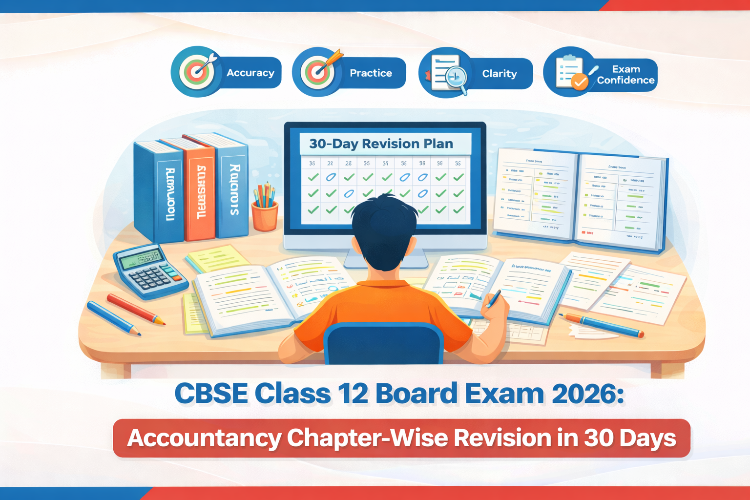 CBSE Class 12 Board Exam 2026: Accountancy Chapter-Wise Revision in 30 Days