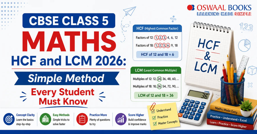 CBSE Class 5 Maths HCF and LCM 2026: Simple Method Every Student Must Know