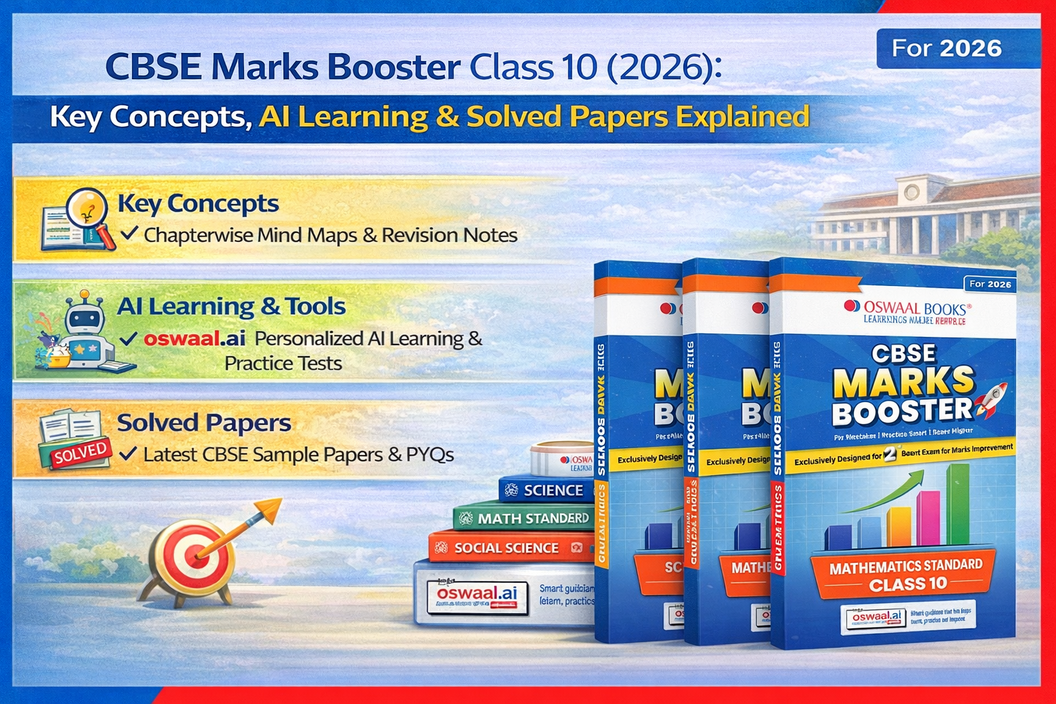 CBSE Marks Booster Class 10 (2026): Key Concepts, AI Learning & Solved Papers Explained