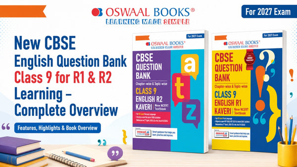 New CBSE English Question Bank Class 9 for R1 & R2 Learning – Complete ...