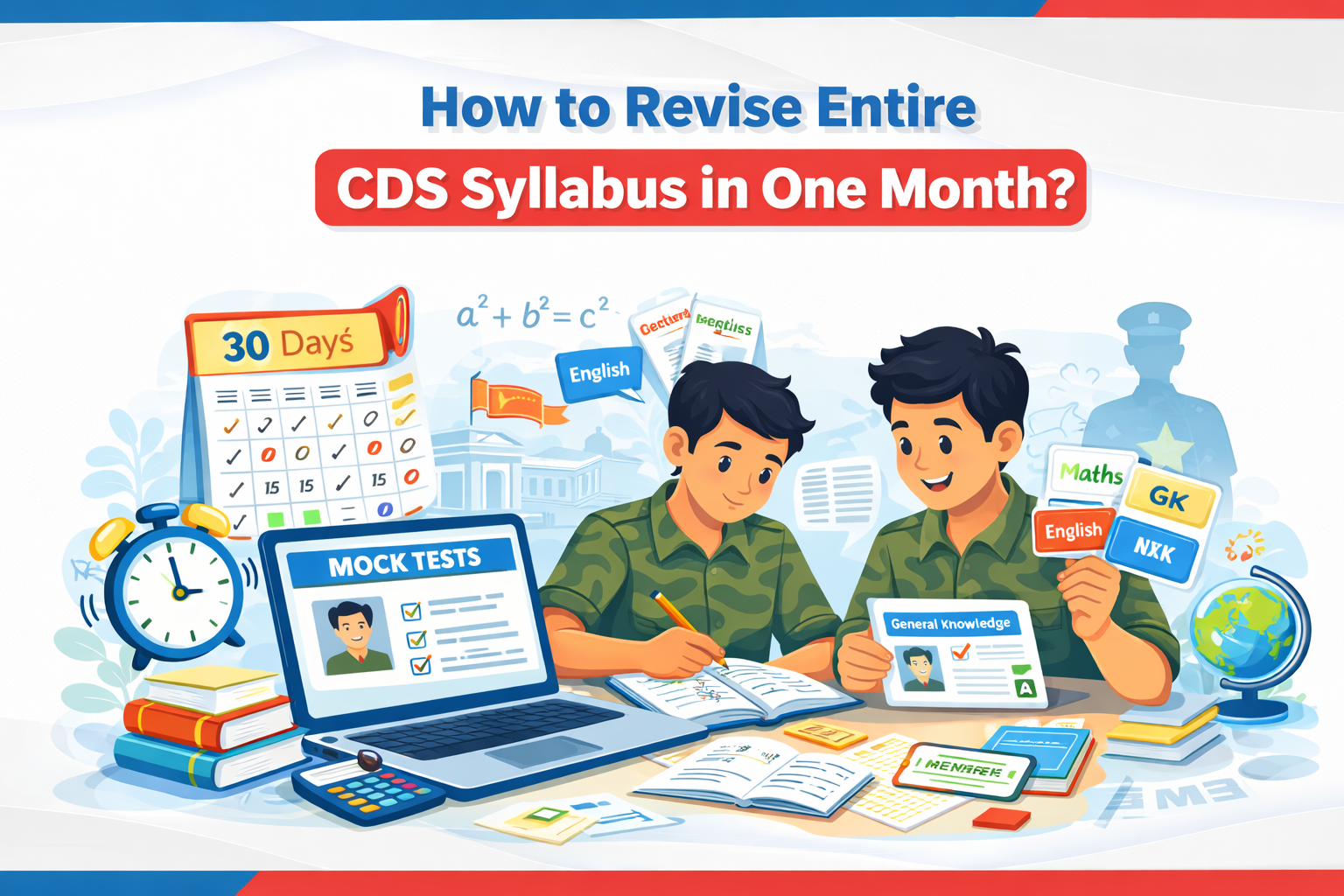 How to Revise Entire CDS Syllabus in One Month?