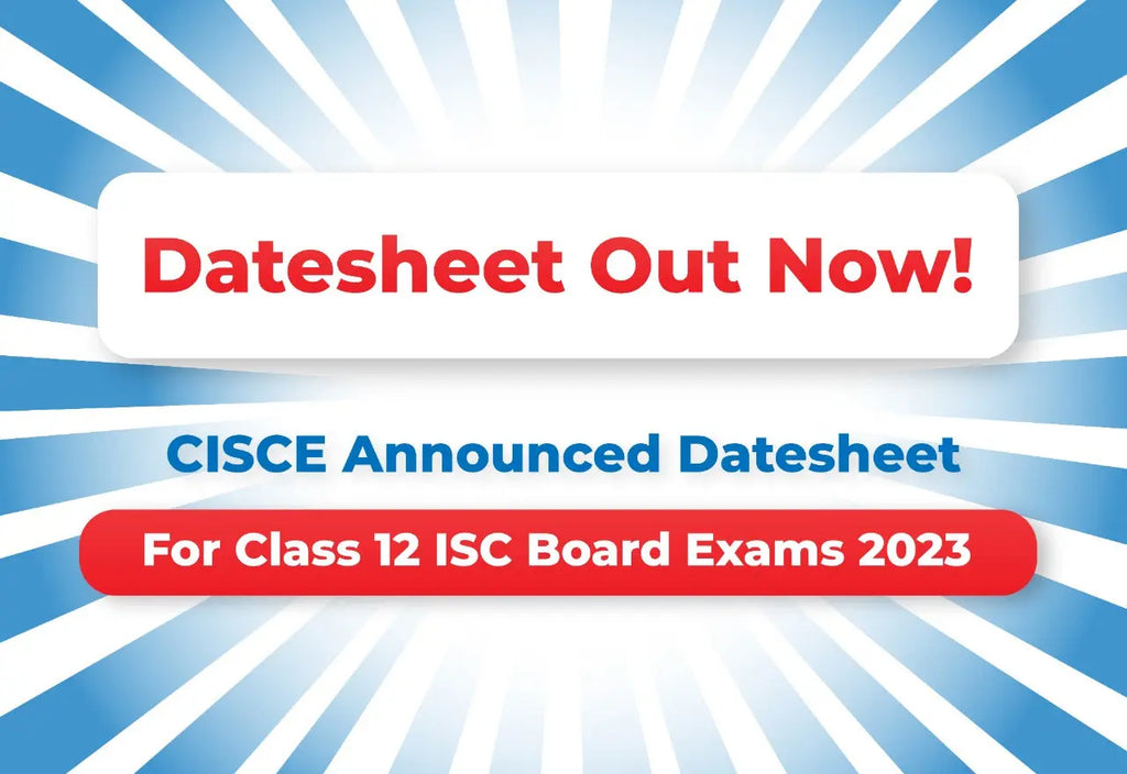 CISCE Released Datesheet for class 12 ISC Board Exam, First Exam will