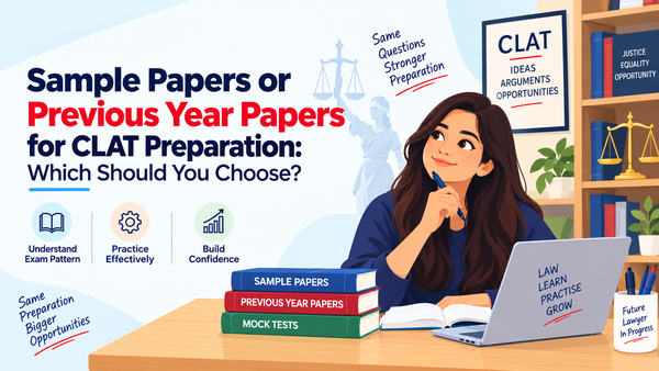 Sample Papers or Previous Year Papers for CLAT Preparation: Which Should You Choose?