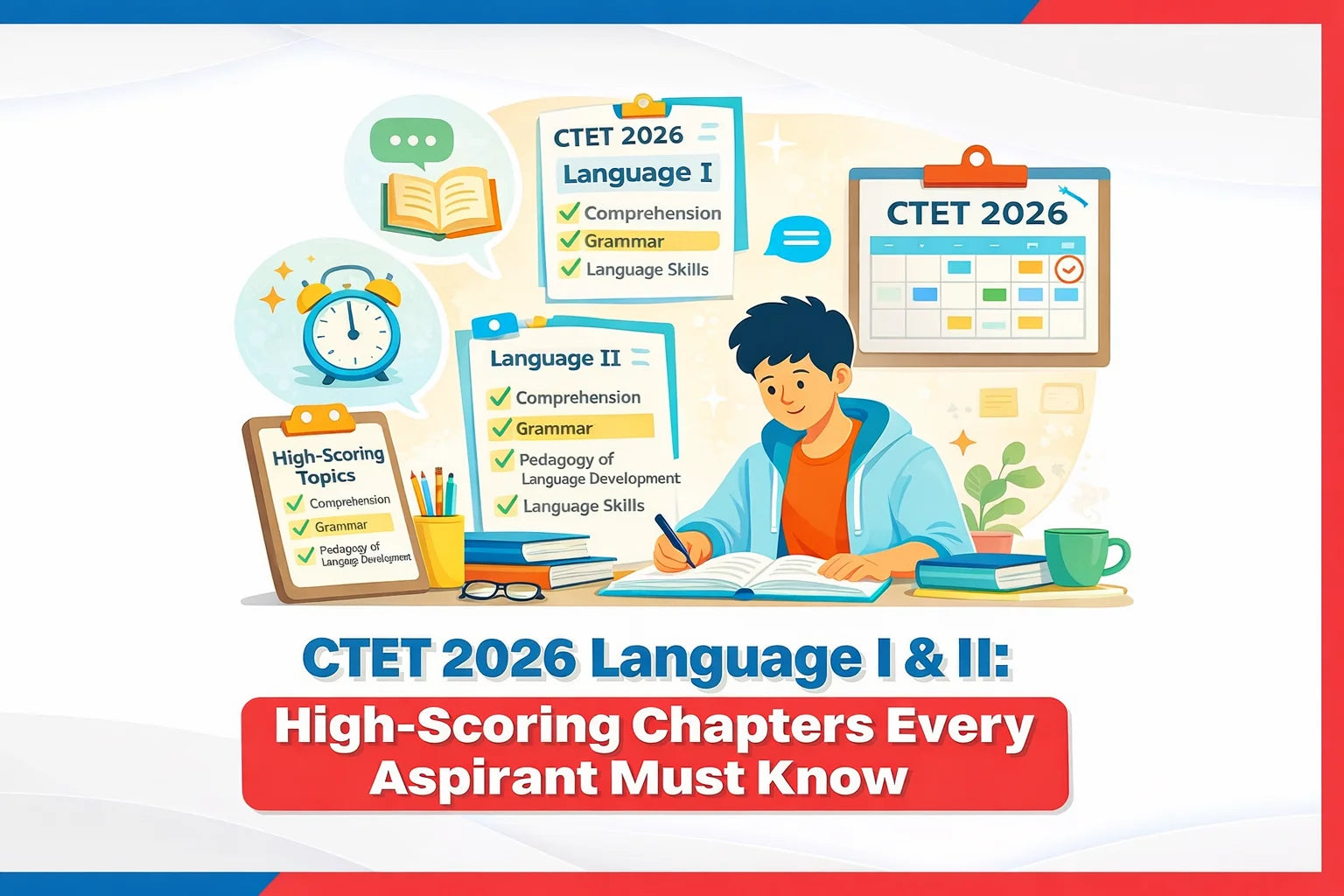 CTET 2026 Language I & II: High-Scoring Chapters Every Aspirant Must Know