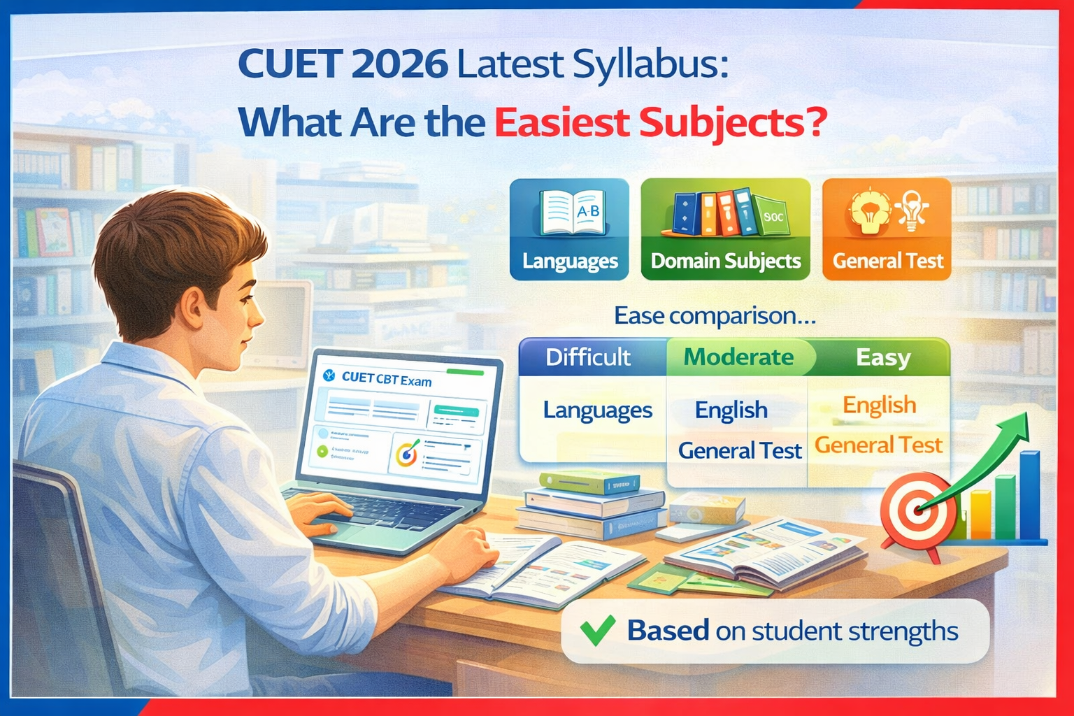 CUET 2026 Latest Syllabus: What Are the Easiest Subjects?