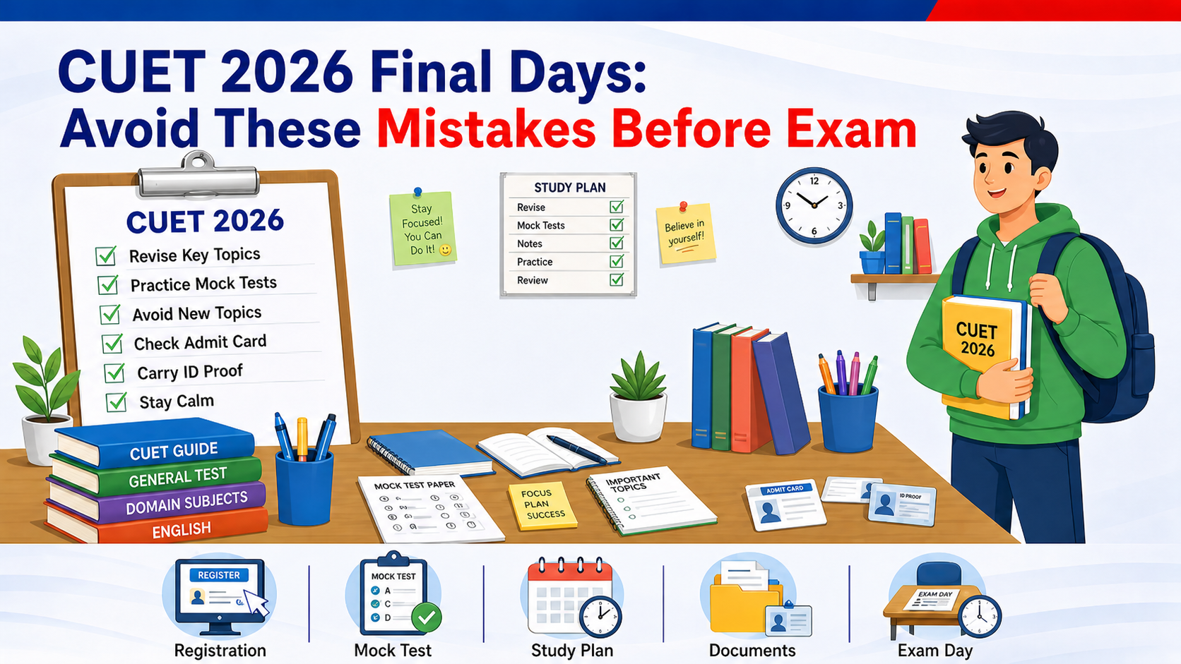 CUET 2026 Final Days: Avoid These Mistakes Before Exam