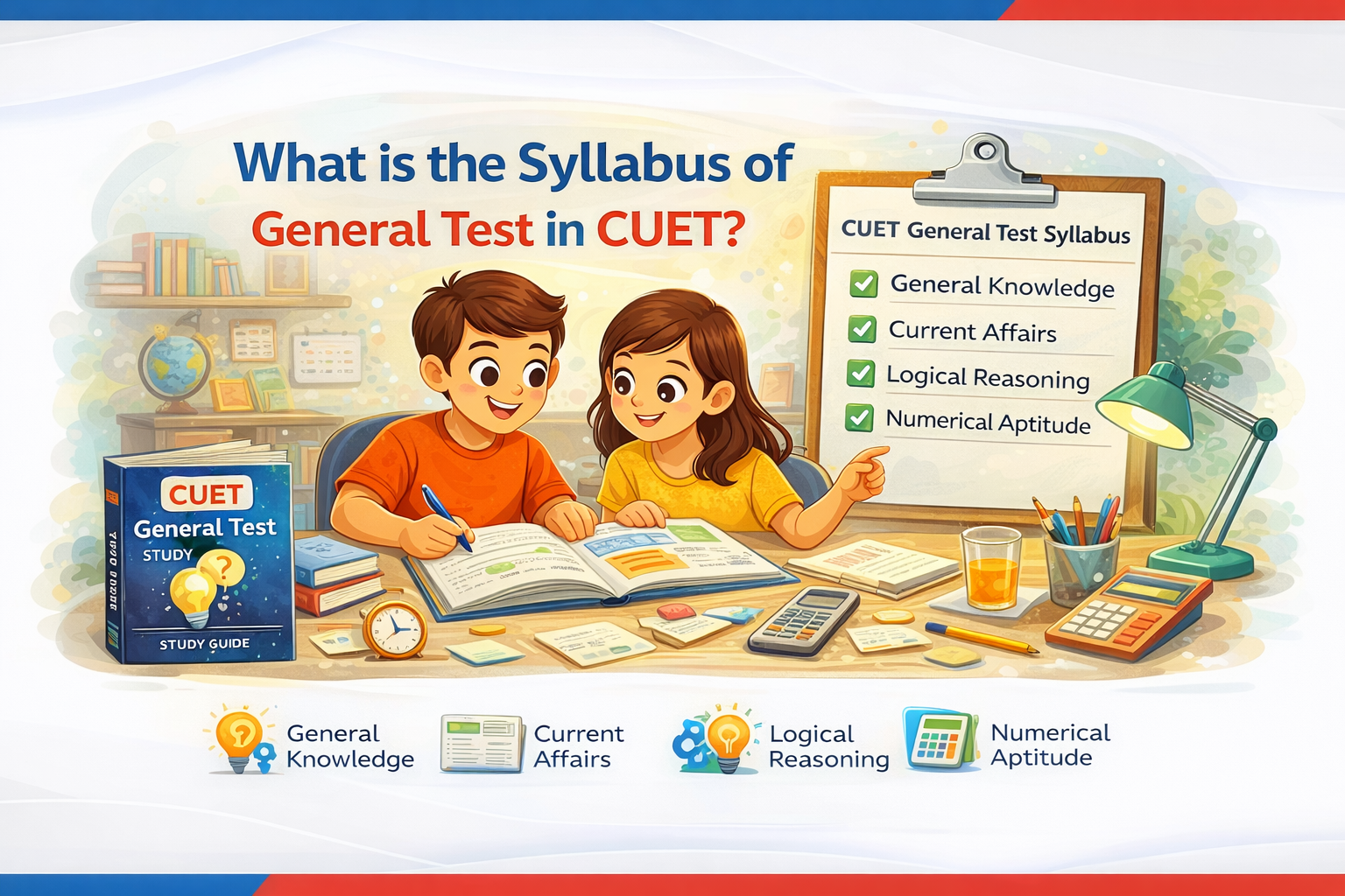What is the Syllabus of General Test in CUET?