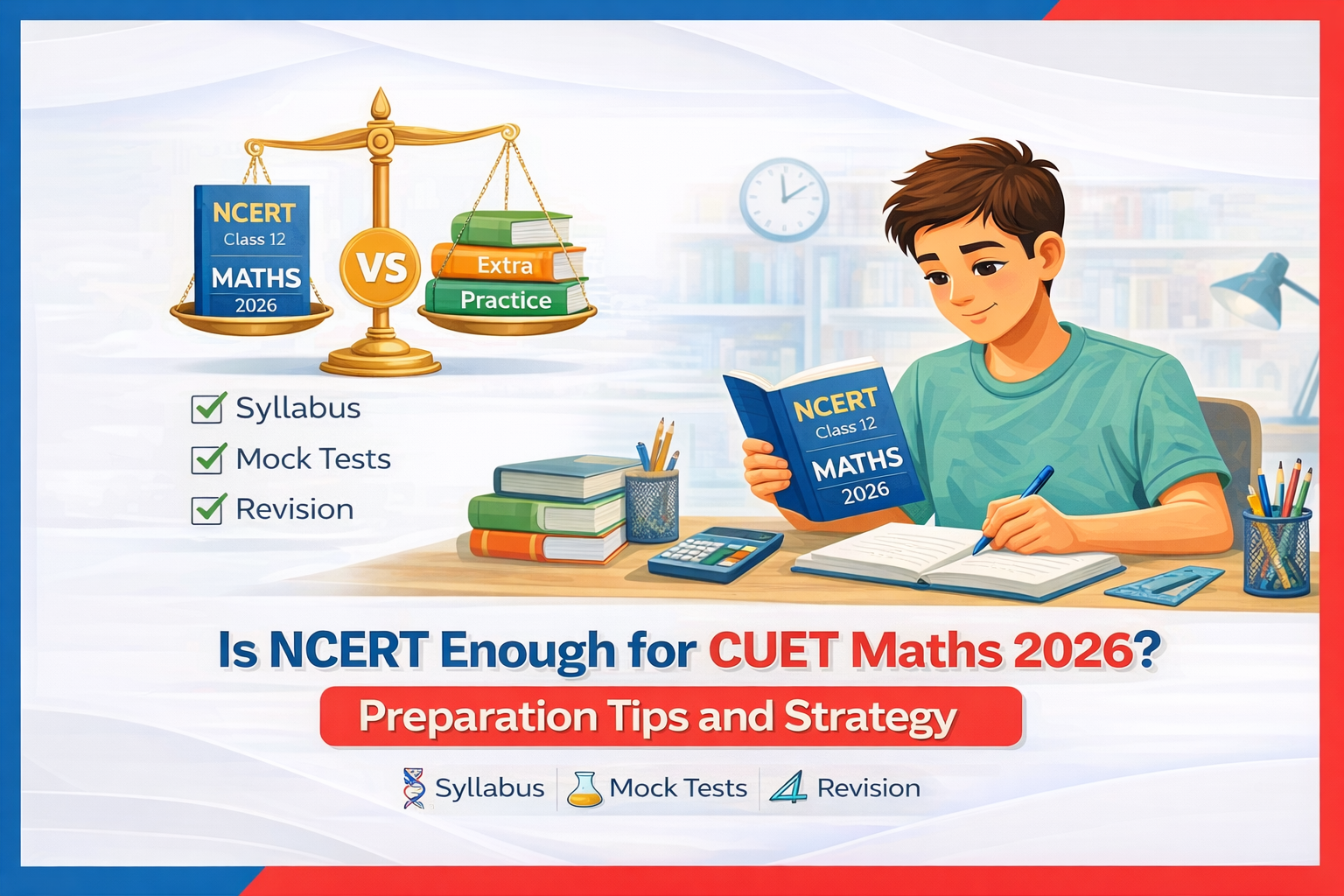 Is NCERT Enough for CUET Maths 2026? Preparation Tips and Strategy