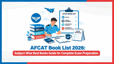 AFCAT Book List 2026: Subject-Wise Best Books Guide for Complete Exam Preparation