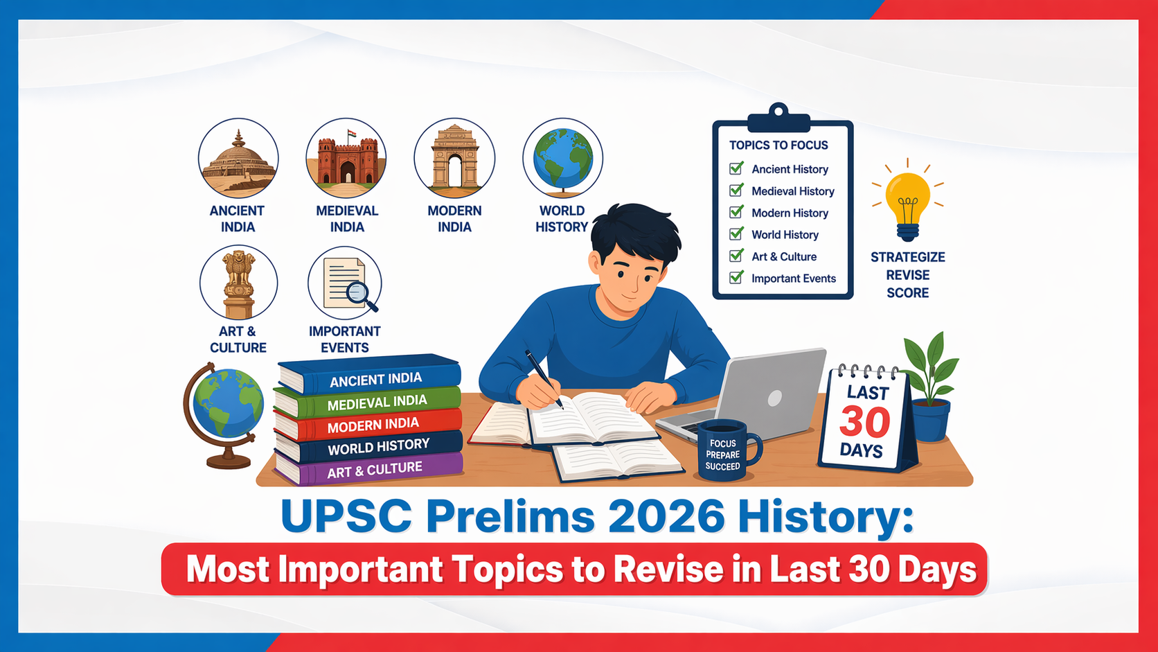 UPSC Prelims 2026 History: Most Important Topics to Revise in Last 30 Days