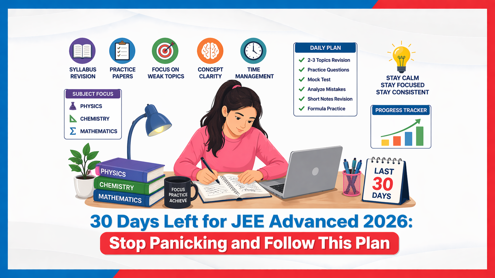 30 Days Left for JEE Advanced 2026: Stop Panicking and Follow This Plan