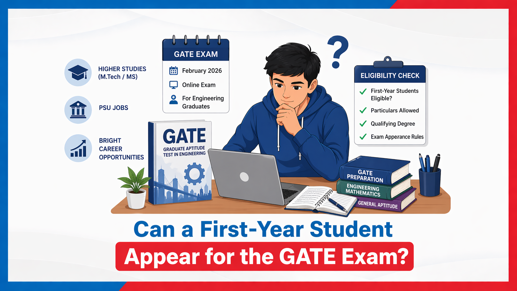 Can a First-Year Student Appear for the GATE Exam?