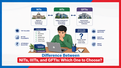 Difference Between NITs, IIITs, and GFTIs: Which One to Choose?