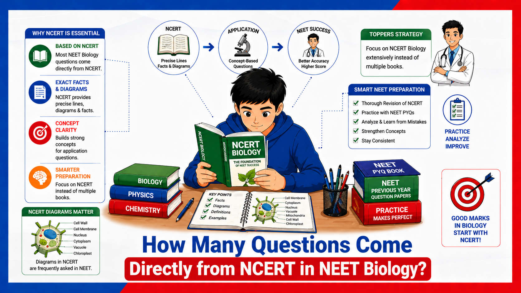 How Many Questions Come Directly from NCERT in NEET Biology? 