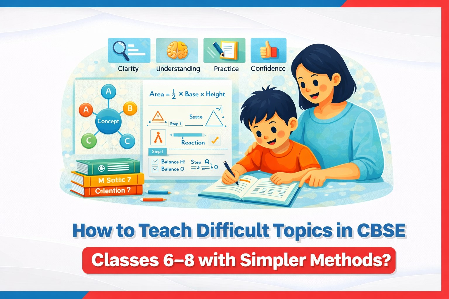 How to Teach Difficult Topics in CBSE Classes 6-8 with Simpler Methods?