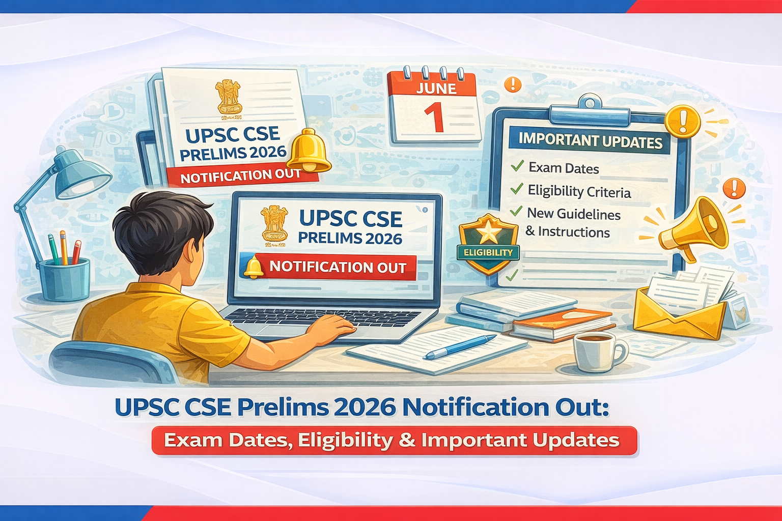 UPSC CSE Prelims 2026 Notification Out: Exam Dates, Eligibility & Important Updates