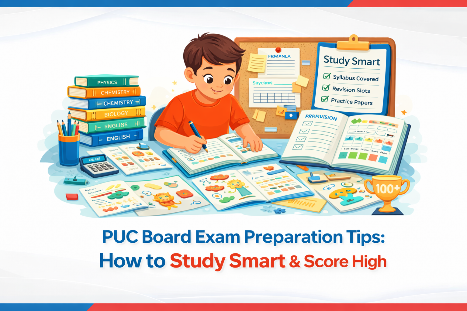 PUC Board Exam Preparation Tips: How to Study Smart & Score High