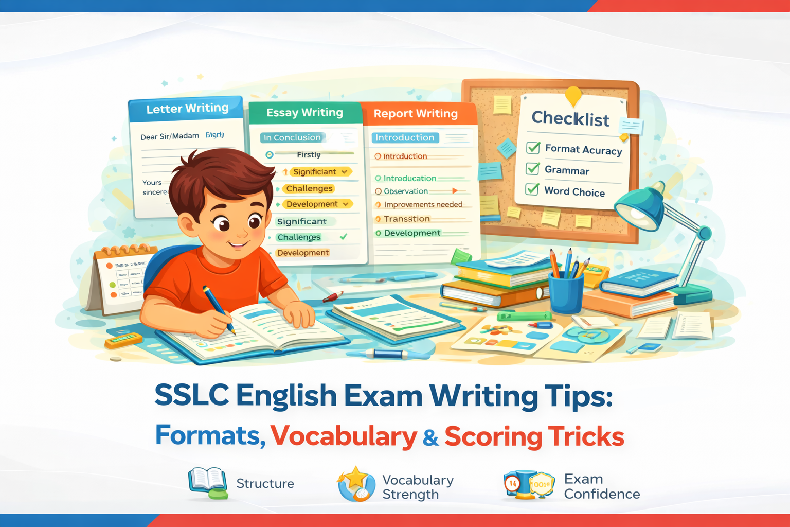SSLC English Exam Writing Tips: Formats, Vocabulary & Scoring Tricks