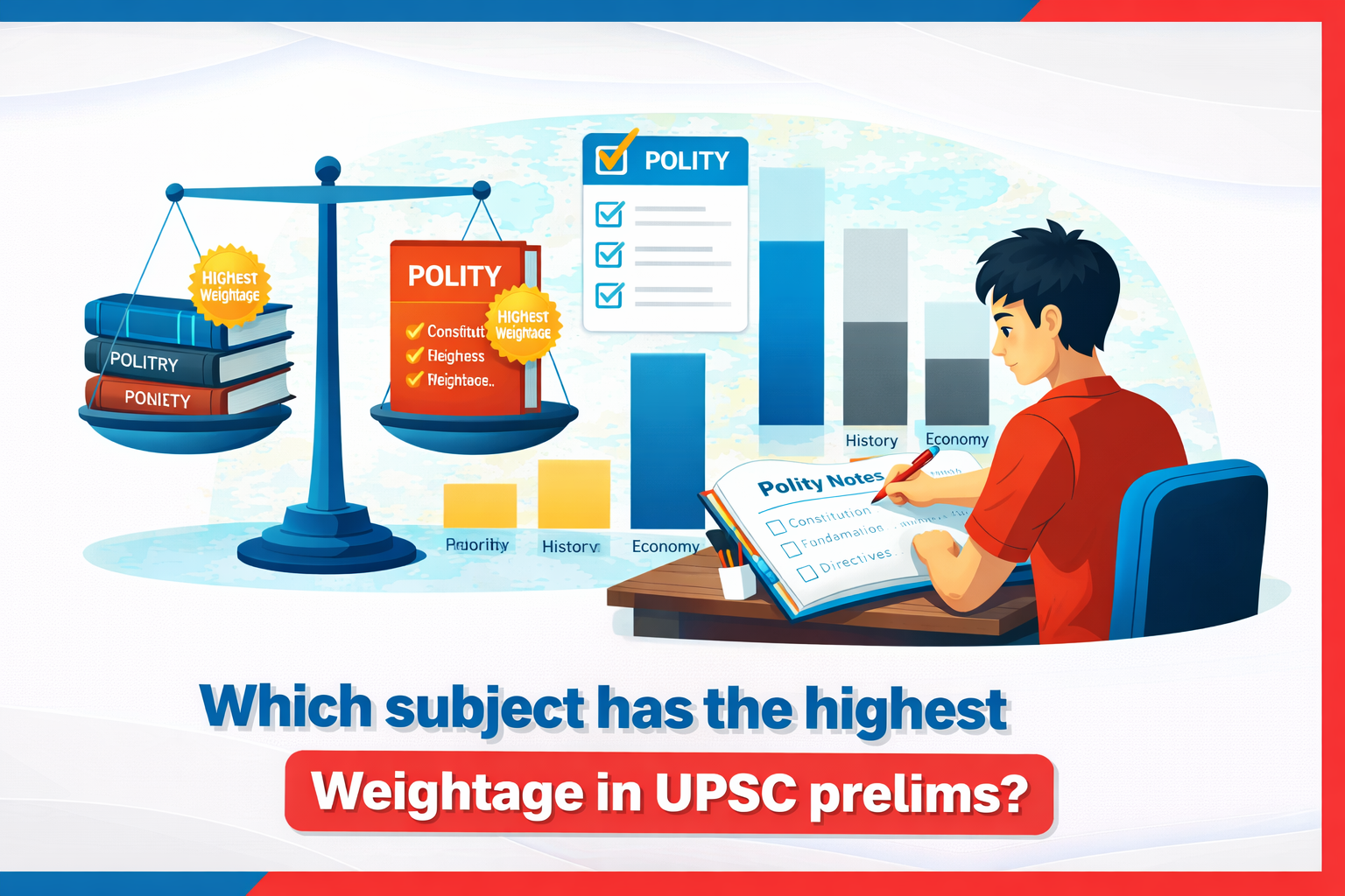 Which Subject Has the Highest Weightage in UPSC Prelims?