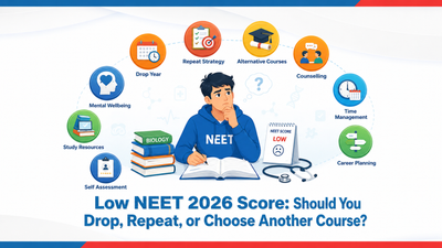 Low NEET 2026 Score: Should You Drop, Repeat, or Choose Another Course? 