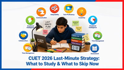 CUET 2026 Last-Minute Strategy: What to Study & What to Skip Now