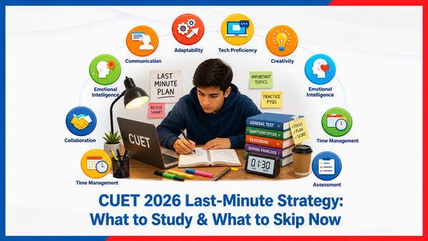 CUET 2026 Last-Minute Strategy: What to Study & What to Skip Now ...