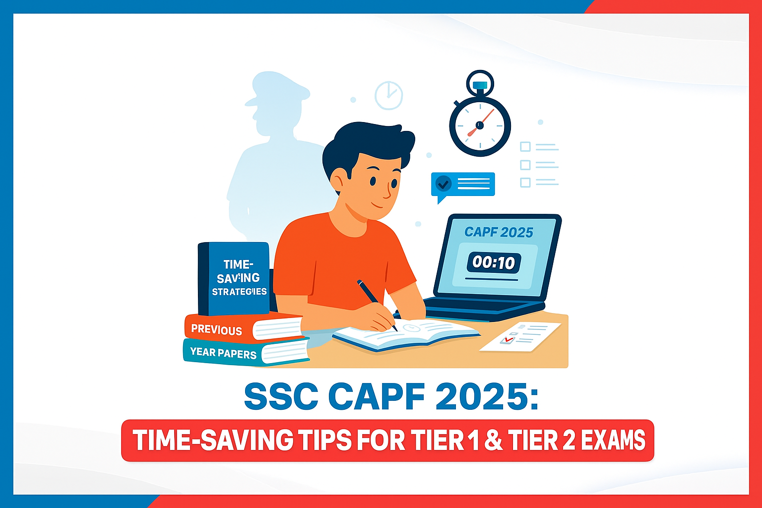 SSC CAPF 2025: Time-Saving Tips for Tier 1 & Tier 2 Exams
