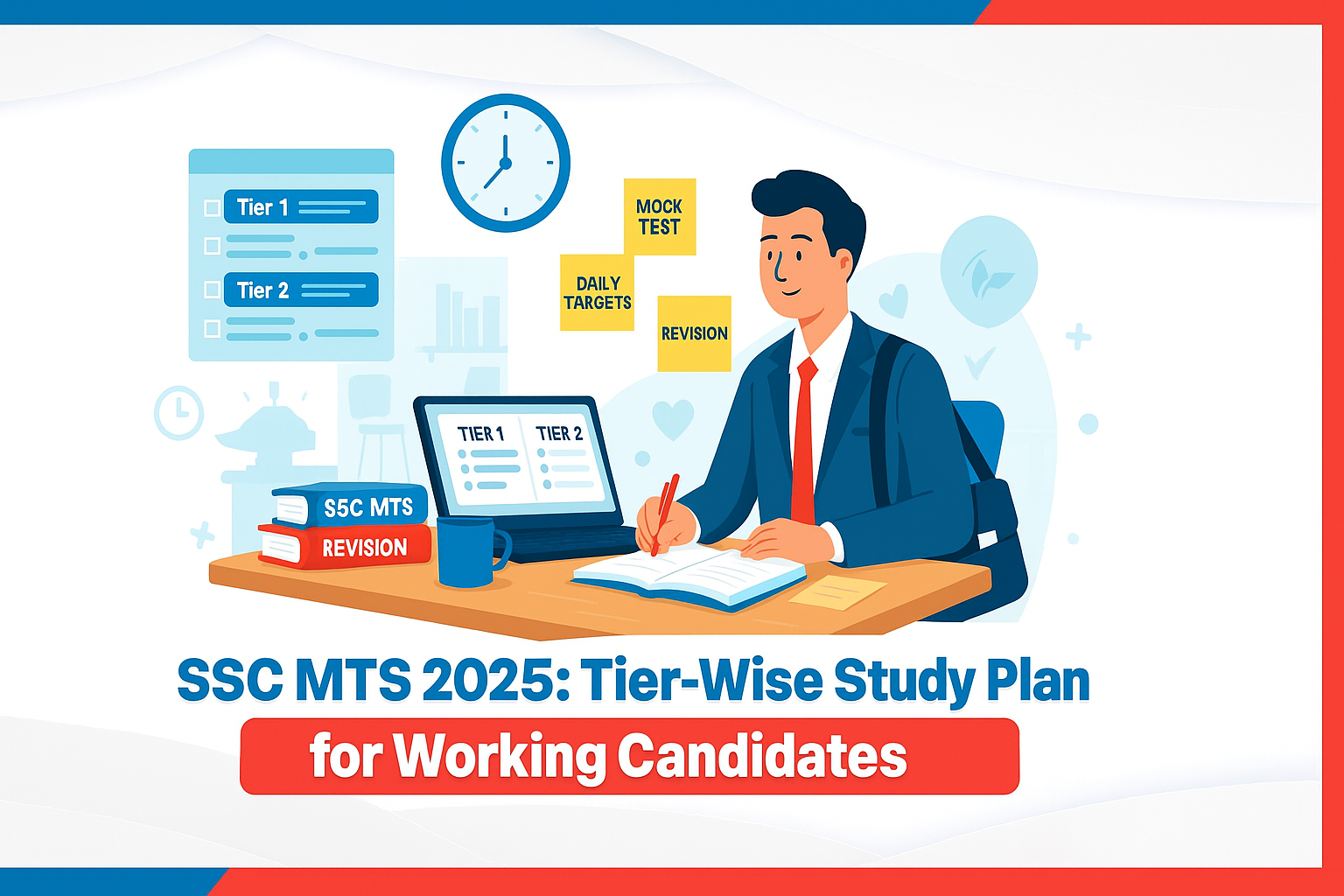 SSC MTS 2025: Tier-Wise Study Plan for Working Candidates
