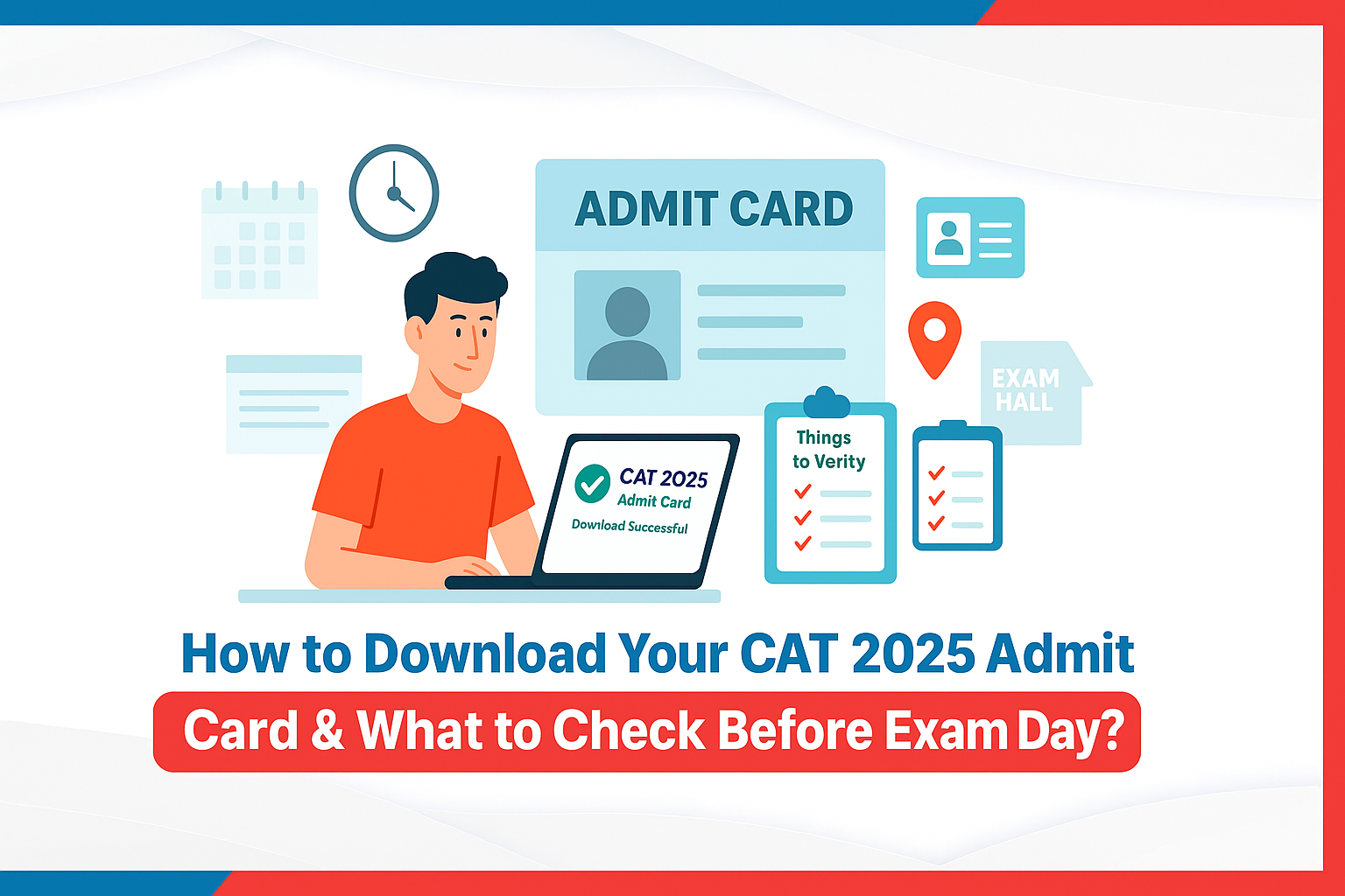 How to Download Your CAT 2025 Admit Card & What to Check Before Exam Day?