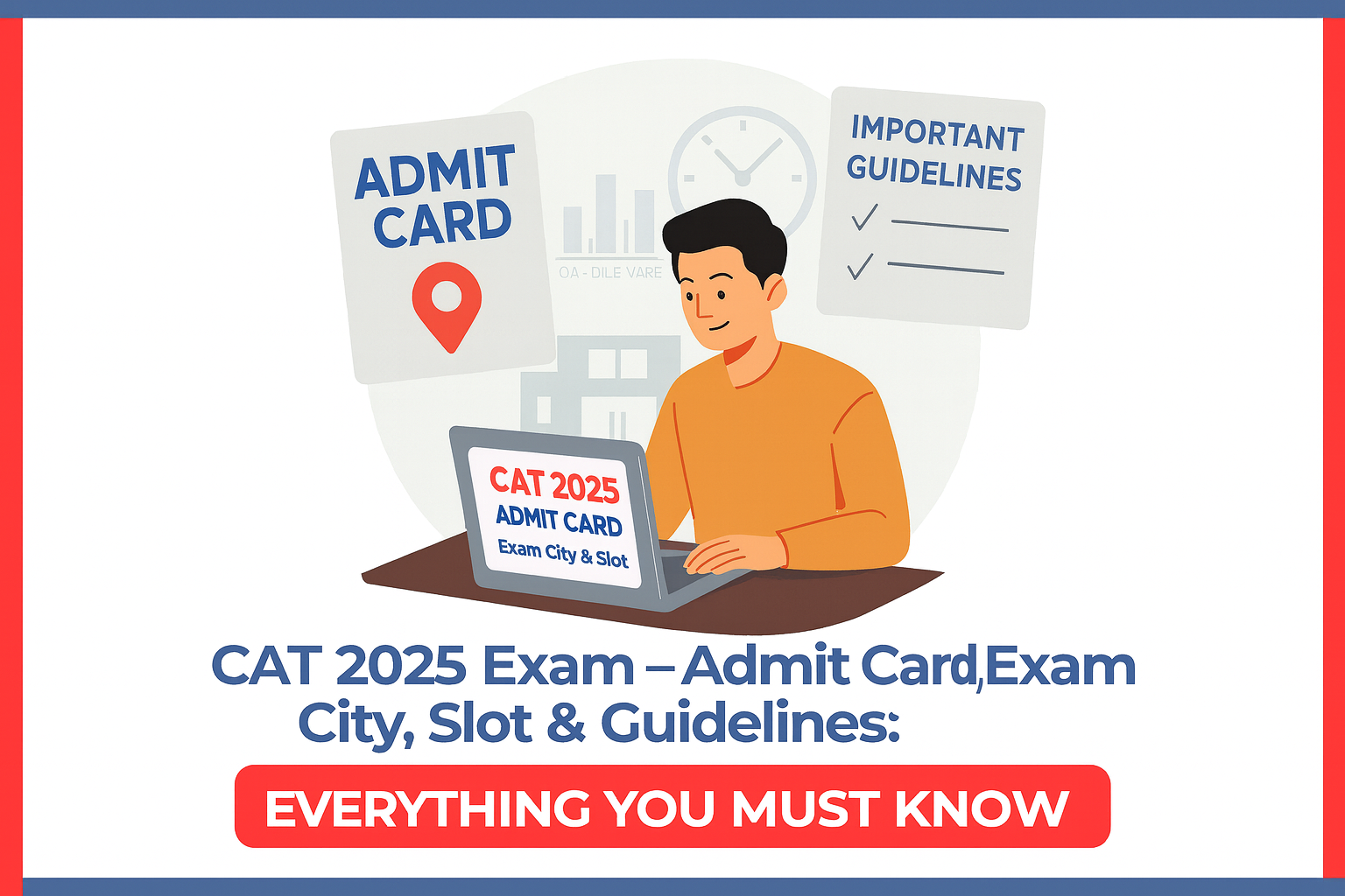 CAT 2025 Exam – Admit Card, Exam City, Slot & Guidelines: Everything You Must Know