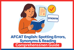AFCAT English: Spotting Errors, Synonyms & Reading Comprehension Guide