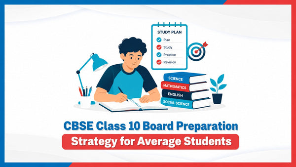 CBSE Class 10 Board Preparation Strategy for Average Students