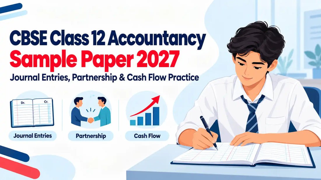 CBSE Class 12 Accountancy Sample Paper 2027: Journal Entries, Partnership & Cash Flow Practice