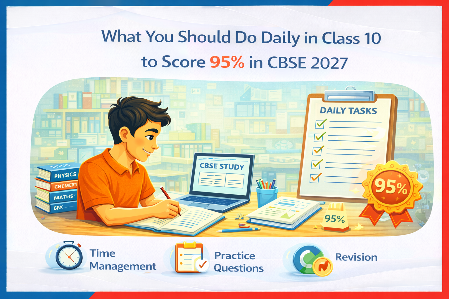What You Should Do Daily in Class 10 to Score 95% in CBSE 2027?