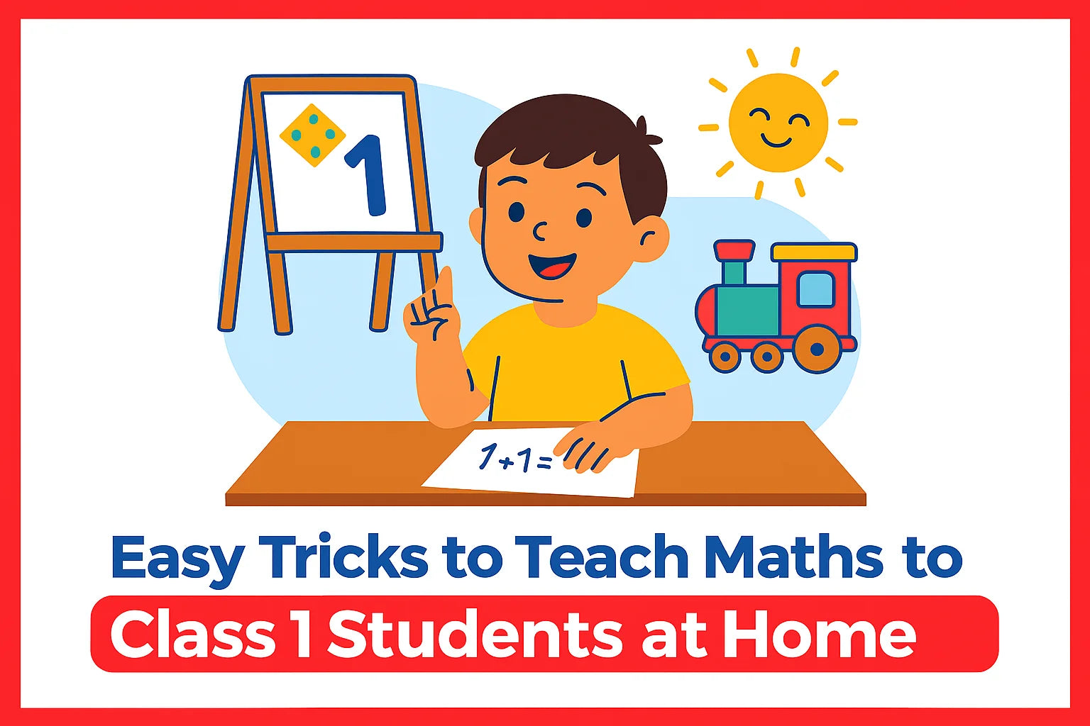 Easy Tricks to Teach Maths to Class 1 Students at Home